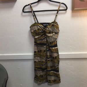 Tribal print mini dress